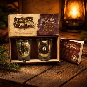 American Expedition Wildlife Shot Glass Gift Set